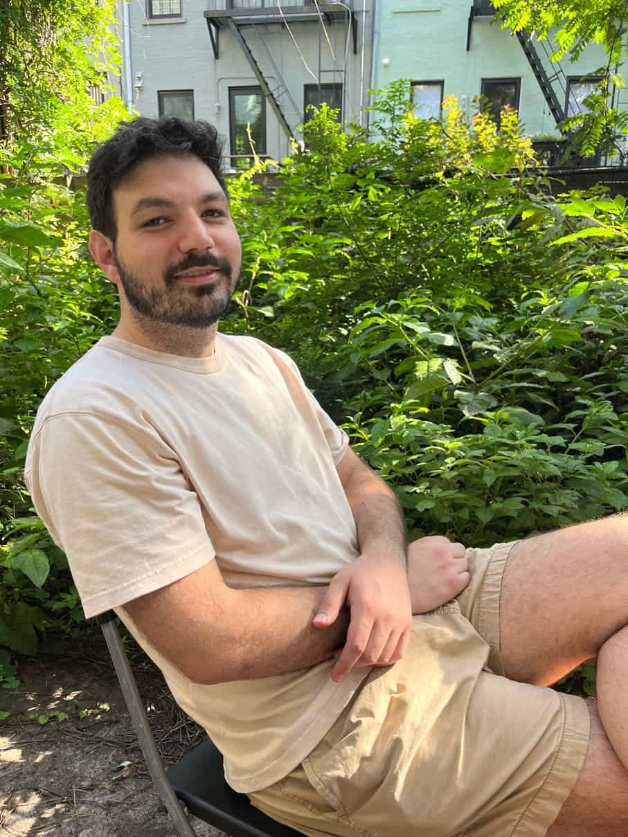 Daniel outdoors